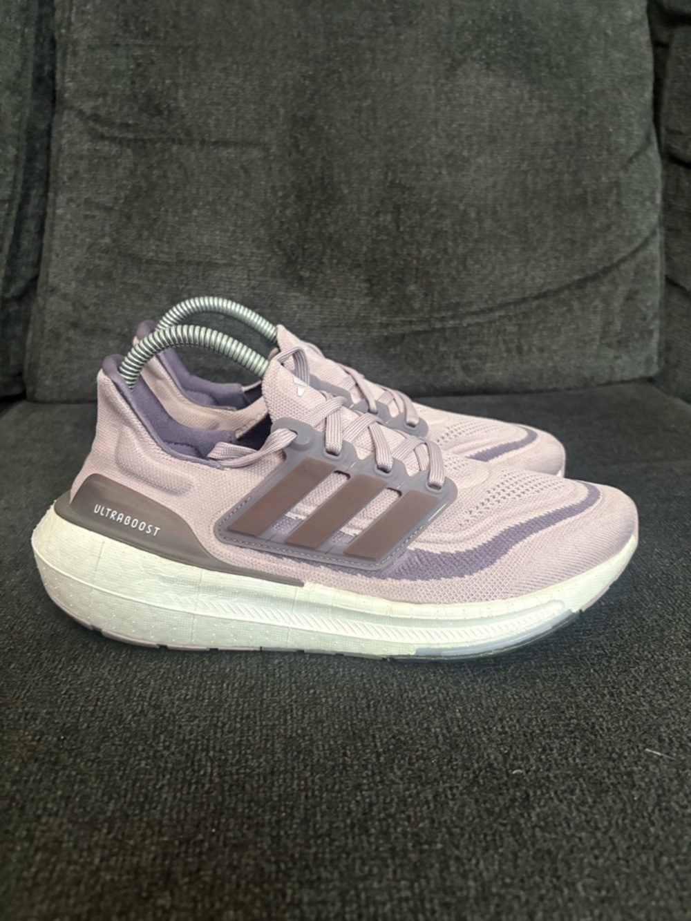 Adidas Women's Cloud Light Purple Ultra Boost Light Sneakers IE3336